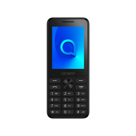 ALCATEL 2003 szürke nyomógombos kártyafüggő mobiltelefon + Telenor Hello kártya