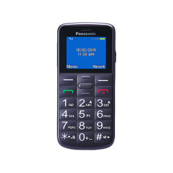 PANASONIC KX-TU110EXC SingelSIM kék nyomógombos kártyafüggetlen mobiltelefon