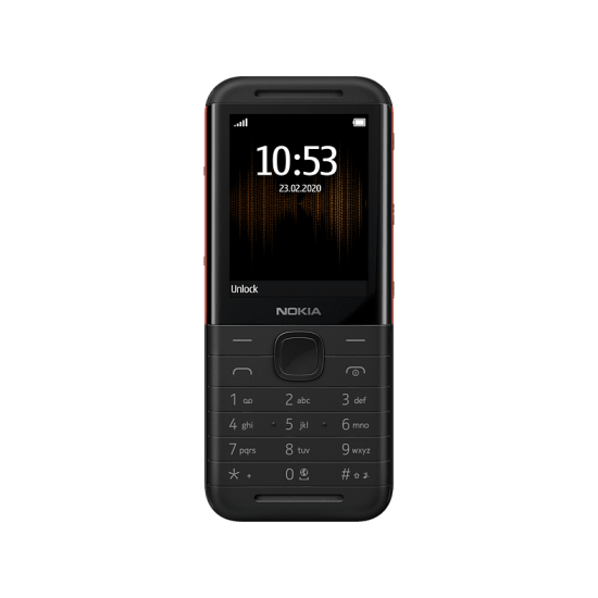 NOKIA 5310 DualSIM Fekete/Piros Kártyafüggetlen Mobiltelefon