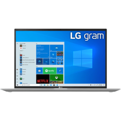 LG gram 16Z90P-G.AA56H Ezüst laptop (16" WQXGA/Core i5/16GB/512 GB SSD/Win10H)